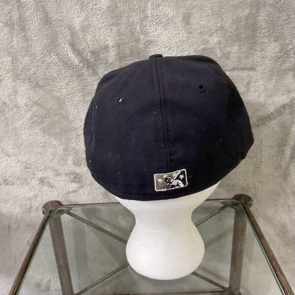 Vintage Round Rock Express MILB New Era fitted 7 1/4 Black/Red patch Cap Hat USA - Picture 4 of 8